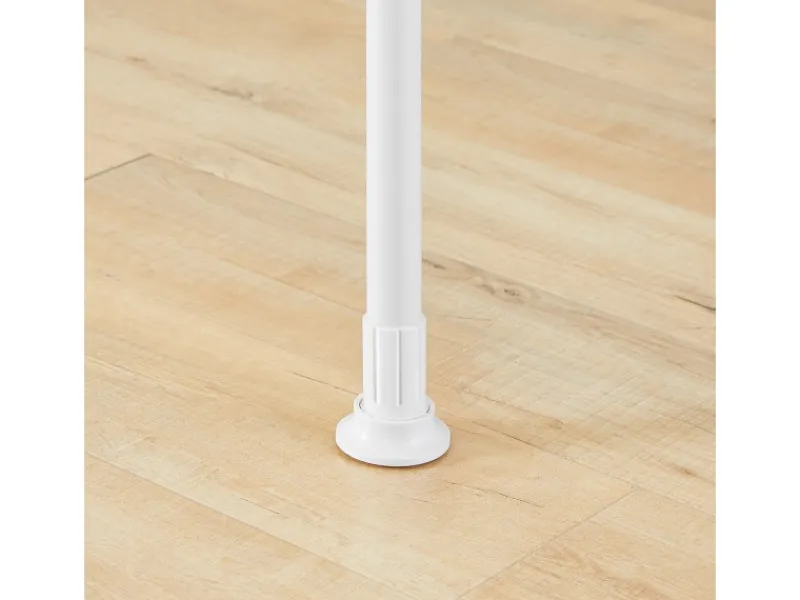 SoBuy Teleskop Kleiderständer mit 4 Kleiderstangen Garderobenständer KLS03-II-W