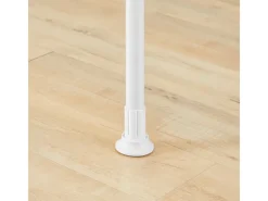 SoBuy Teleskop Kleiderständer mit 5 Kleiderstangen und 2 Körben Garderobenständer KLS04-II-W