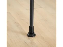 Outlet SoBuy Teleskop Kleiderständer mit 4 Kleiderstangen Garderobenständer KLS03-II-SCH Schwarz