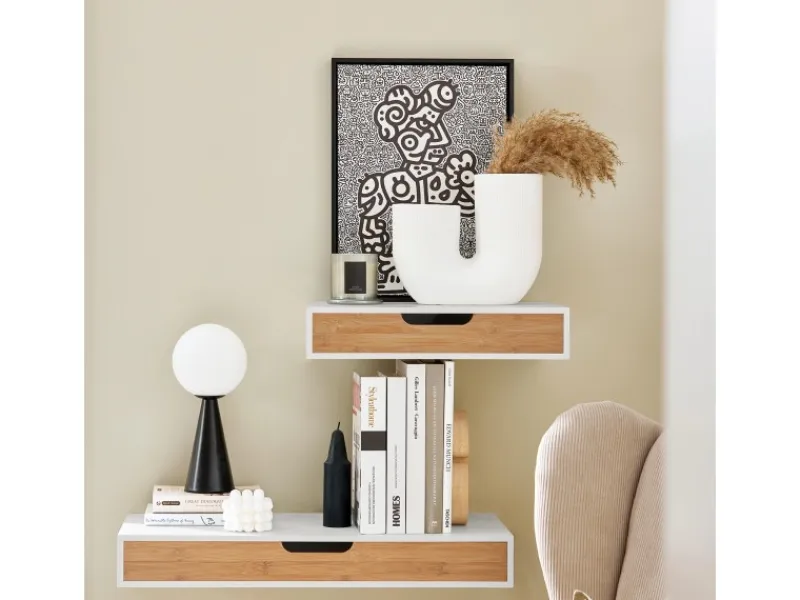 Online SoBuy Wandschrank Hängeschrank Wandgarderobe mit Schublade FRG93-WN