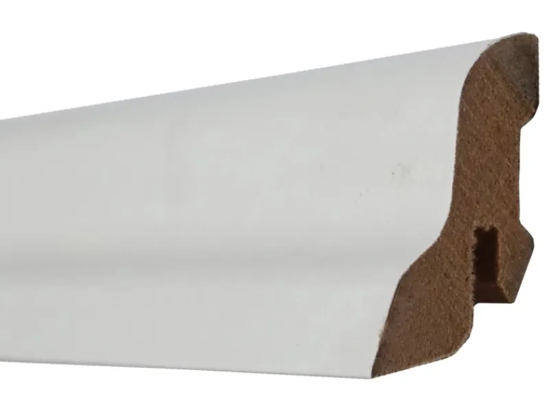 Hot Sockelleiste Classic 40 Weiß 22 mm x 40 mm Länge 2400 mm