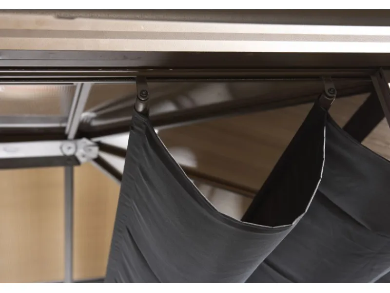 Sale Sojag Aluminium Pavillon Castel 12 x 14 Bronze 362 cm x 427 cm x 296 cm