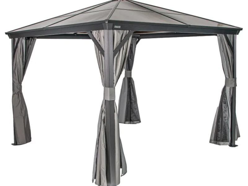 Sojag Aluminium-Pavillon Verona 10 x 10 Anthrazit 298 cm x 298 cm x 261 cm