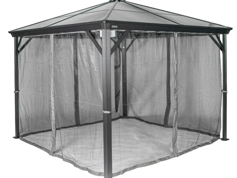 Sojag Aluminium-Pavillon Verona 10 x 10 Anthrazit 298 cm x 298 cm x 261 cm