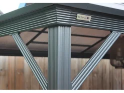 Sojag Aluminium-Pavillon Verona 10 x 10 Anthrazit 298 cm x 298 cm x 261 cm