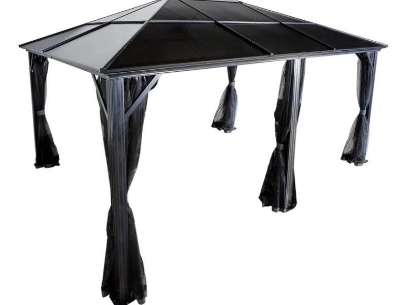 Sojag Pavillon Meridien 12 x 16 Anthrazit 365 cm x 485 cm x 270 cm