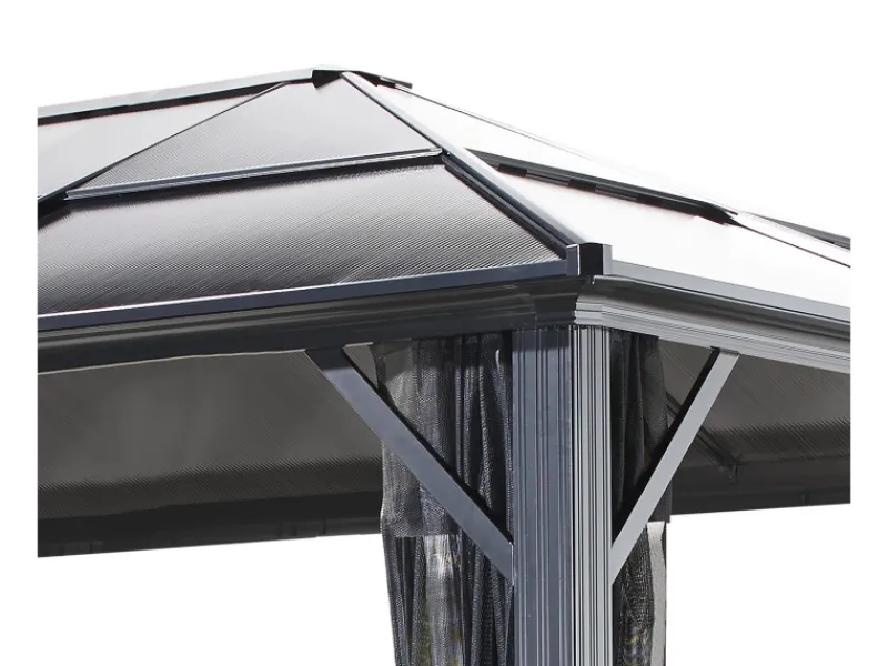 Sojag Pavillon Meridien 12 x 16 Anthrazit 365 cm x 485 cm x 270 cm