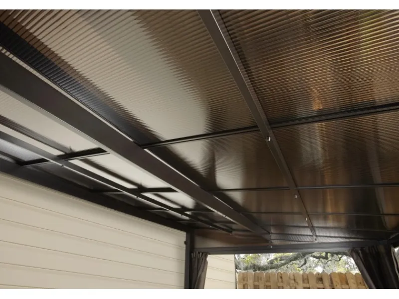 Sojag Terrassenüberdachung St. Barth Anthrazit 296 x 364 cm