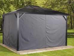 New Sojag Vorhang-Set für Aluminium Pavillon Verona 10 x 10