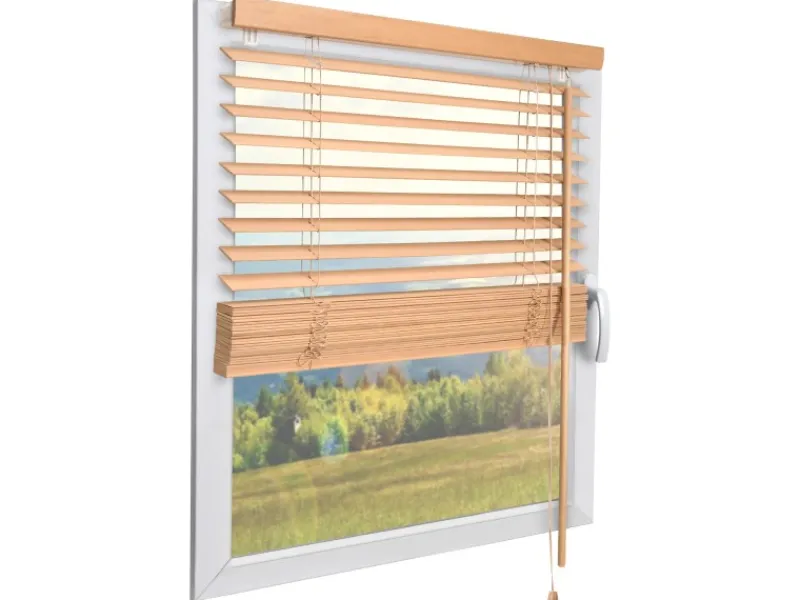 Sol Royal SolDecor JH3 Holzjalousie B120xH160 cm Eiche