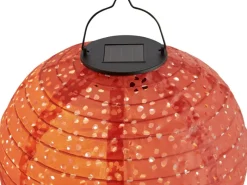 Best Solar-Dekoleuchte Pellaro LED Ø 25 cm x 25 cm Rot