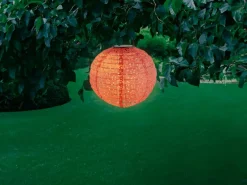 Best Solar-Dekoleuchte Pellaro LED Ø 25 cm x 25 cm Rot