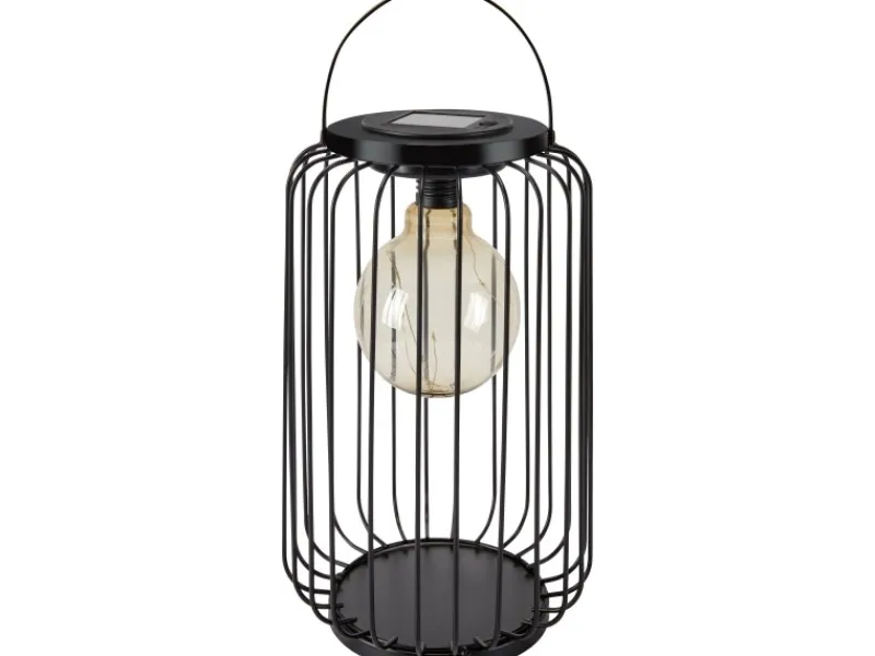 Outlet Solarlaterne Schwarz