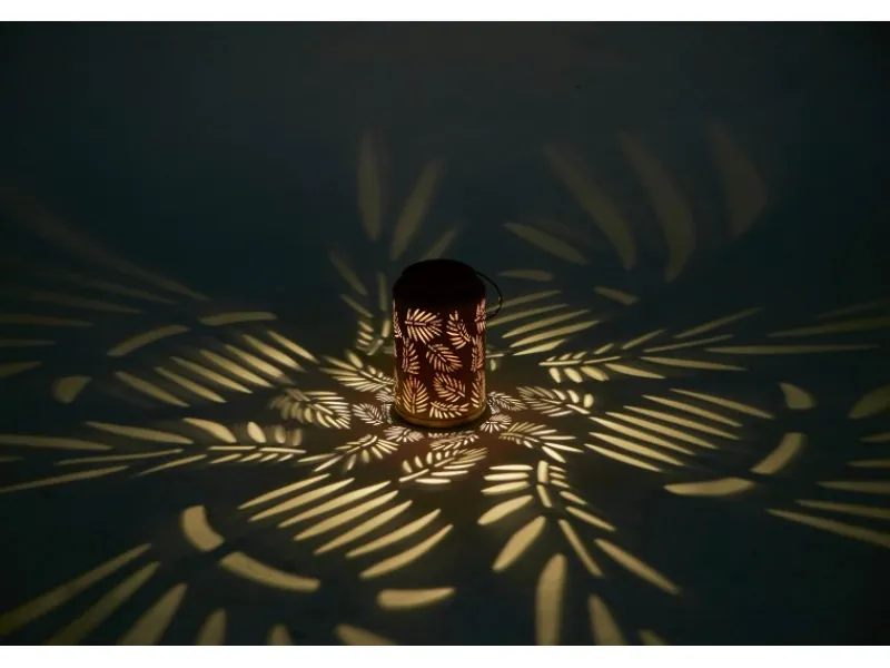 Solar-LED-Laterne Blätter Ø 12 cm x 20 cm