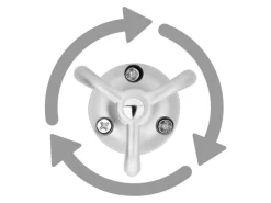Sale SOTECH 3 Fach Drehhaken TROMSO Edelstahloptik Matt