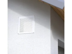 SOTECH Aluminium-Lüftungsgitter 250 x 250 mm Aufschraubbar mit Insektenschutz