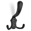 Hot SOTECH Garderobenhaken LENA 2 Fach Lang Schwarz