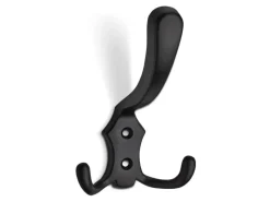 Hot SOTECH Garderobenhaken LENA 2 Fach Lang Schwarz