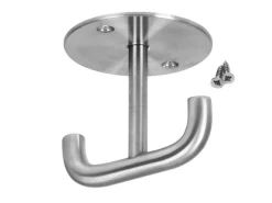 New SOTECH Garderobenhaken NELE Doppelhaken T-Form Echt Edelstahl