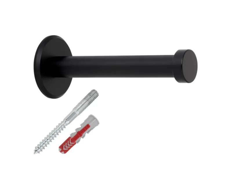 Hot SOTECH Garderobenhaken TALEA Ø10 mm Ø15 mm Länge 70 mm Edelstahl Schwarz Matt