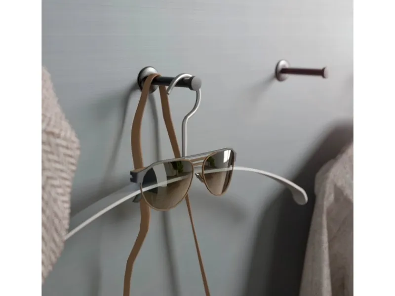 Hot SOTECH Garderobenhaken TALEA Ø10 mm Ø15 mm Länge 70 mm Edelstahl Schwarz Matt