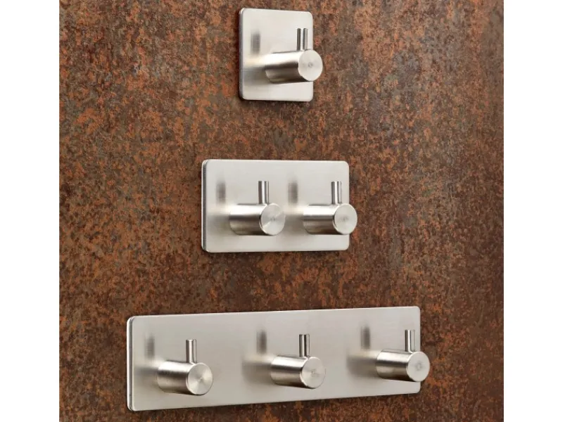 New SOTECH Selbstklebender Garderobenhaken PANDORA mit Dreifachhaken