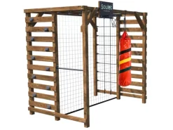 Hot Soulet Holz-Kletterturm Olympic Odin 216 cm x 153 cm x 209 cm Braun FSC®