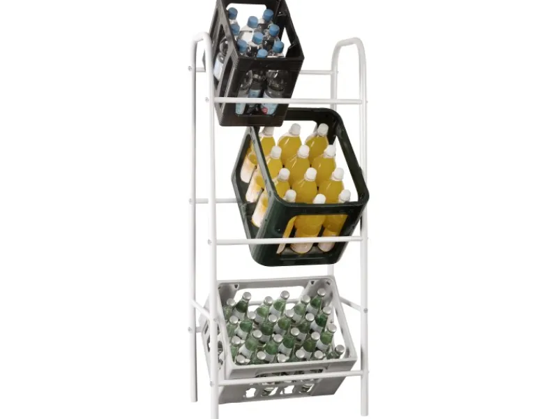 Outlet Stahl-Flaschenkastenständer 115 cm x 49,5 cm x 33 cm