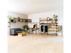 New Stahlrohr 70 cm Ø 2,7 cm zum Möbelbau Schwarz Matt