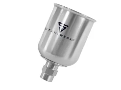 STAHLWERK Alu Fließbecher 125 ml Farbbecher für Lackierpistole
