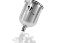 Hot STAHLWERK Alu Lackierbecher Set / Fließbecher 125 ml und 600 ml Farbbecher