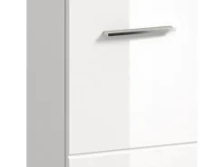 Standschrank Ice 30 cm x 110 cm x 30 cm Weiß-Weiß