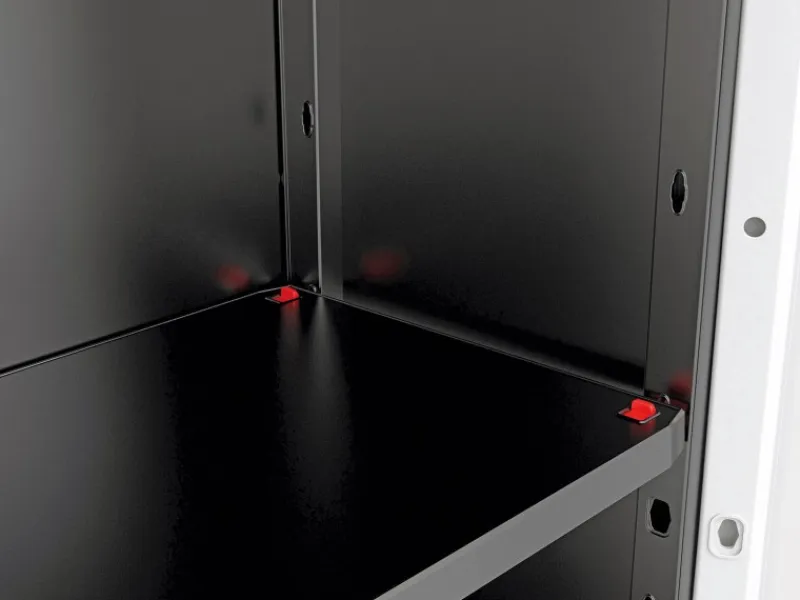 Discount Keter Stilo 2er-Set Kunststoffschrank hoch und niedrig Grau-Schwarz