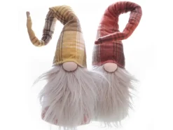 Stoff-Wichtel mit Plüschbart 13 cm x 11 cm x 61 cm Sortenauswahl