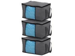 SVITA Aufbewahrungstasche L 3er Set Organizer Unterbettkommode