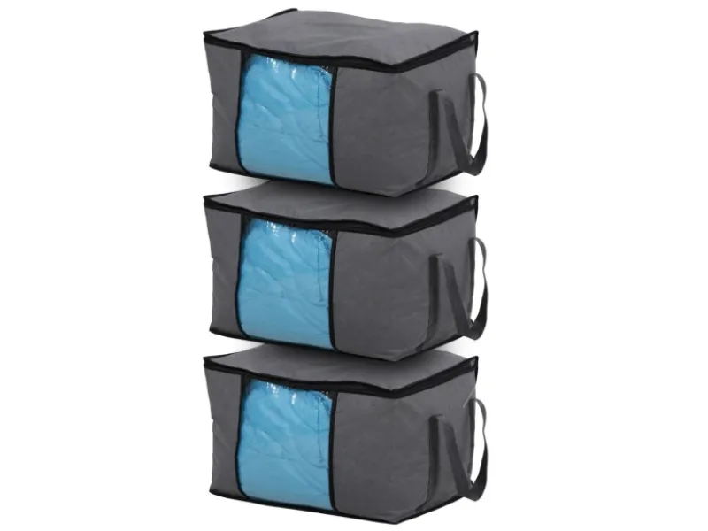 SVITA Aufbewahrungstasche L 3er Set Organizer Unterbettkommode