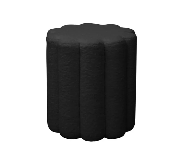 SVITA Dahlia Hocker Pouf Teddyboucle Modern