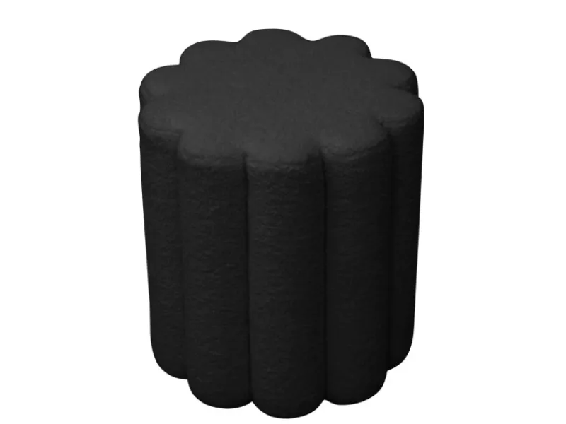 SVITA Dahlia Hocker Pouf Teddyboucle Modern