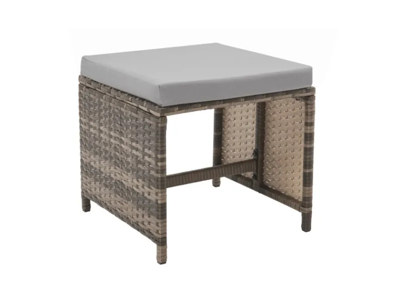 Sale SVITA Denver Polyrattan Gartenmöbel Set Essgruppe Lounge Esstisch Braun