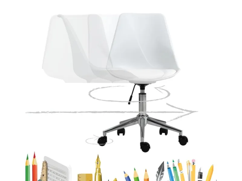 SVITA Eddy Kinderschreibtischstuhl Schreibtischstuhl Kinder Drehstuhl Höhenverstellbar