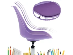 SVITA Eddy Kinderschreibtischstuhl Schreibtischstuhl Kinder Drehstuhl Höhenverstellbar