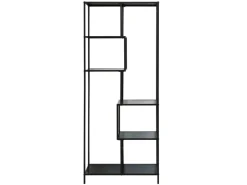 SVITA Kela Metallregal 6 Ebenen Küchenregal Badregal Industrial Style