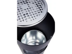 Hot SVITA 30L Standaschenbecher Eimer Aschenbecher Mülleimer Ascher 60x25cm Schwarz