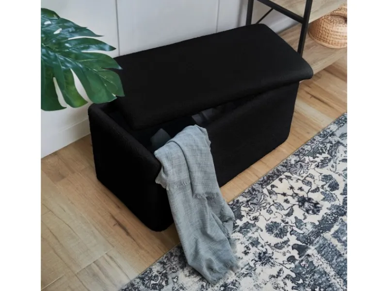 SVITA Leaf Sitzbank Hocker Mit Stauraum Aufbewahrungsbox Mit Deckel