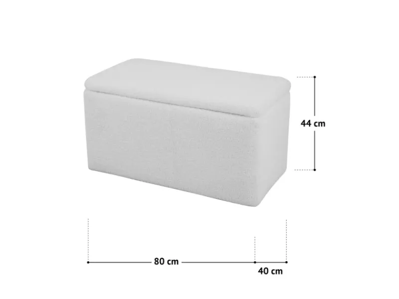 SVITA Leaf Sitzbank Hocker Mit Stauraum Aufbewahrungsbox Mit Deckel