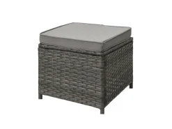 SVITA Monroe Garten-Lounge Set Abdeckhaube Polyrattan Lounge-Möbel Sitzgruppe