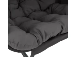 SVITA Nelly Hängesessel Mit Gestell Klappbar Hängekorb Dunkel