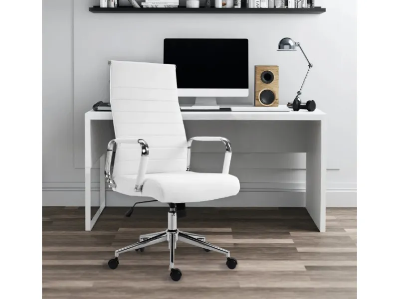 SVITA Office Comfort Bürostuhl Schreibtischstuhl Drehstuhl Hohe Rückenlehne Kunstleder