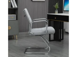 SVITA Office Comfort 2er Set Besucherstuhl Freischwinger Mit Armlehne LB Stoff