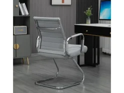 SVITA Office Comfort 2er Set Besucherstuhl Freischwinger Mit Armlehne LB Stoff